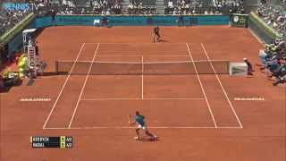 Rafael Nadal Hot Shot Madrid Semi-final 2015 vs. Berdych