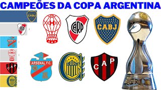Campeões da Copa Argentina (1969 - 2022)