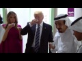 King Salman, Trump and Melania sample traditional Saudi dates and coffee