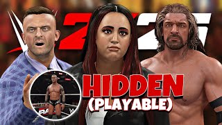 WWE 2K25 NEW Hidden Playable Models + Patch 1.04 Update! (Playable Managers and etc!)