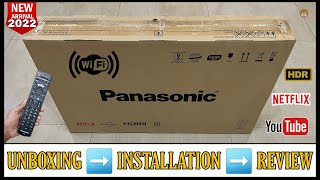 PANASONIC TH-32LS550DX 2022 || 32 Inch Full Hd Smart Tv Unboxing And Review || Complete Remote Demo