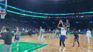 Joel Embiid Practice HIGHLIGHTS Before Celtics vs 76ers Game 1 | Will he Play??