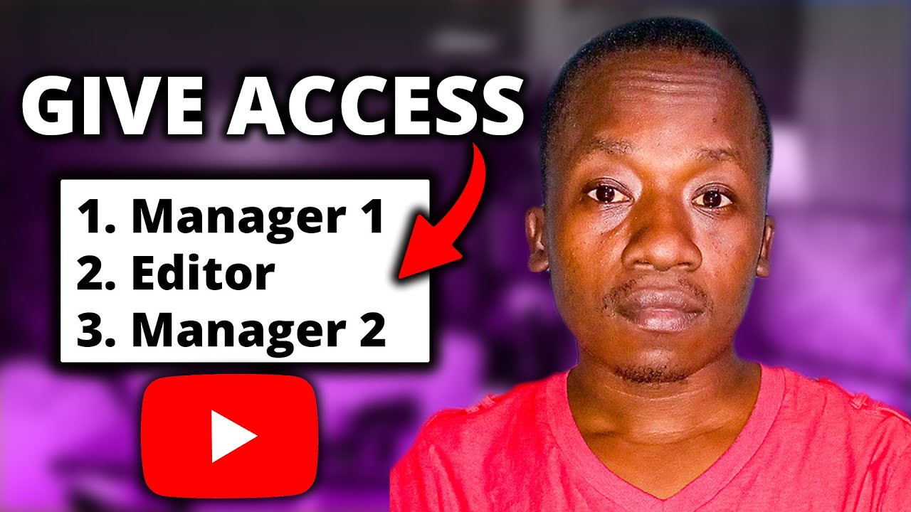 How To Add Managers To Your Youtube Channel Full Guide Youtube