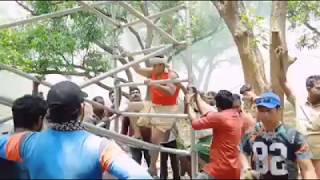 Odiyan shooting|Mass fight shoot|Lalettan kola mass