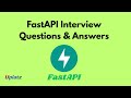 FastAPI Interview Questions & Answers: Prepare for Modern Python Backend Roles | Uplatz