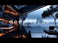 Focus Music • Deep Focus Mode — Coding, Study & Flow State in a Luxury Cliffside Office