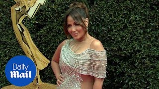 Adrienne Bailon arrives at the Daytime Emmys in a sparkling gown - Daily Mail