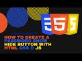 How to create a Password Show Hide Button with HTML CSS & JS