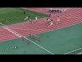 2022関西インカレ　男子100m決勝　宮内1位🥇 藤井6位