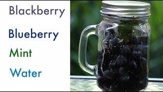 Water Wednesday: Blackberry Blueberry Mint Water