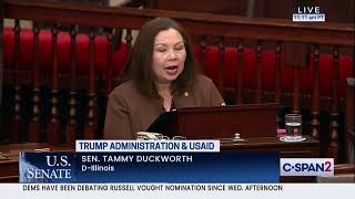 Duckworth Joins Senate Democrats’ 30-Hour Protest Opposing OMB Director Nominee Russell Vought