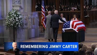 Jimmy Carter honored at Washington funeral before burial in Georgia hometown