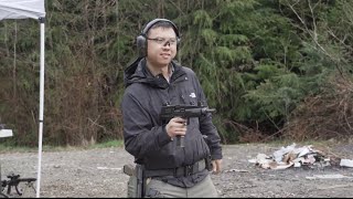 UZI Model B SBR hip fire