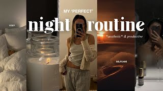 MY NIGHT TIME ROUTINE: productive, cozy & *aesthetic*