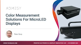 Admesy | Color measurement solutions for MicroLED displays