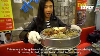 12FLY TV - Rain enjoying the Nine Layers Steamed Seafood Dinner