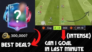 FIFA Mobile Intense Match | I Bought My First Player | Last Minute Goal?