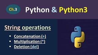 Python Tutorial in Hindi | String Operations in Python | String in Python | Python Tutorial