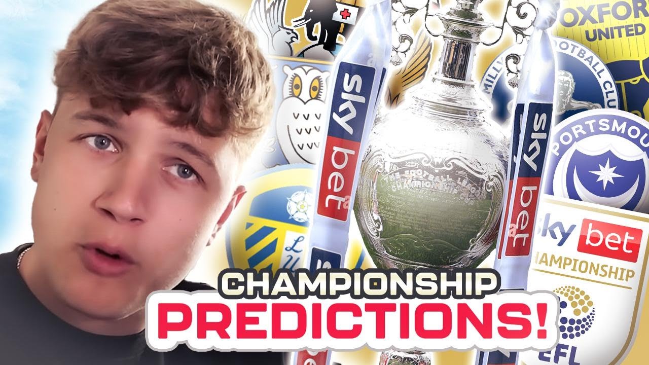 My Championship Predictions Youtube