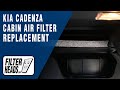 How to Replace Cabin Air Filter 2014 Kia Cadenza | AQ1144