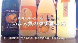 【和のリキュールでおもてなし】ホットでうまい ゆず酒と梅酒（小鼓・鶴梅　ゆず・梅乃宿　ゆず・天山　ゆず・うめせんにん　柚子胡椒・布袋福梅）（九州 佐賀県【地酒処　山田酒店】　２０１４年０４月１７日）