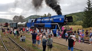 Parný vlak v Medzilaborciach 02.09.2017