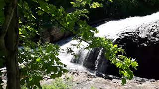 Chute de Kabir Kouba a Wendake au Quebec