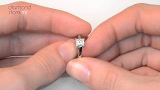 Lucy 18K White Gold 0.50ct Diamond Engagement Ring - UT32 72