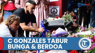 Eks Pemain Arema Cristian Gonzales Tabur Bunga di Stadion & Berdoa untuk Korban Tragedi Kanjuruhan