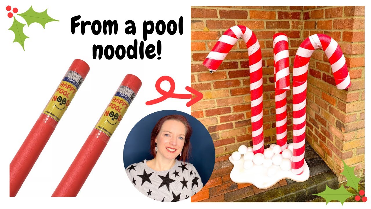 Christmas Decorations Made With Pool Noodles At Douglas Hammond Blog