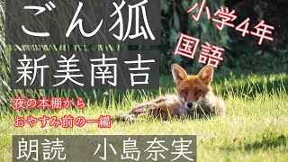 ごん狐(ごんぎつね)新美南吉／小学4年国語／朗読　小島奈実