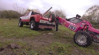 Kyosho - Tomahawk - RC Tow Truck -  First Test Run - Recovery