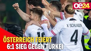 Österreich feiert 6:1 Sieg gegen Türkei