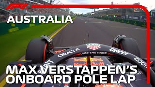 Max Verstappen's Pole Lap | 2023 Australian Grand Prix | Pirelli