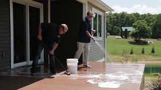 FR TimberTech Deck Care & Cleaning Live Action Video