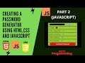 Password Generator (Javascript)