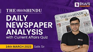 The HINDU Analysis for CLAT 2024(14th Mar) | Daily Hindu Newspaper Analysis | Current Affairs(Hindi)