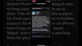 iOS 16.1 Update Released | Apple iPhone IOS 16 Update (26th October, 2022)