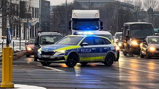 [NOWOŚĆ!] Alarmowo: Policja - nowy radiowóz Skoda Scala - U039  - WRD KMP Poznań