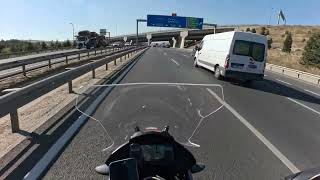 BMW GS 310 ile Ankara Eskişehir yolu 40.km.de Ballıkuyumcu civarını gezdim