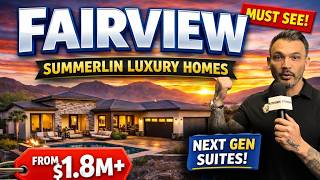 Summerlin’s NEW Luxury Community EXPOSED 😳 Fairview by Lennar (Next Gen Homes!)