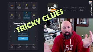 Can you sort through the TRICKY CLUES on this puzzle?