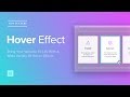 Elementor Hover Effects Sneak Peek