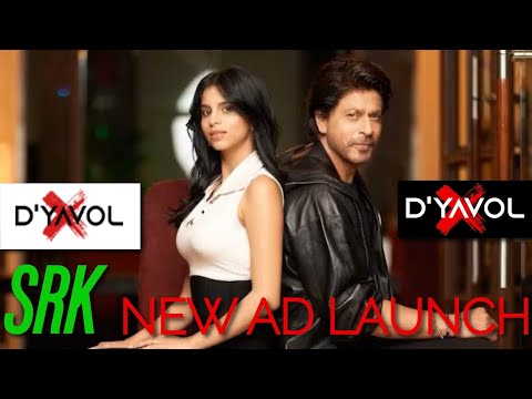 Shahrukh Khan New Ad And 😲 Suhana Khan | For Aryan Khan Brand Dyavol X ...