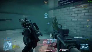 BF3 メトロ道、始めます。169kill　ベテランプレイヤー同士の裏取りがすごい！