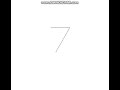 Python Turtle - Draw the number 7