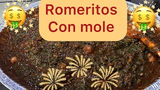 Cómo se hacen los Romeritos con mole 🧑🏻‍🍳 PERRONES