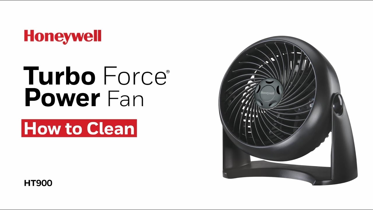 Honeywell TurboForce Power Fan HT900/HT908 - How To Clean - YouTube