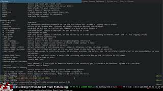 Installing Python Direct From Python.org