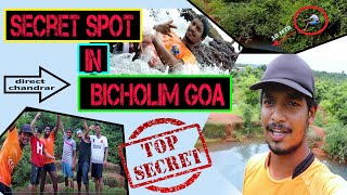 SECRET SPOT IN BICHOLIM GOA || Hangout with friends || cool place ||